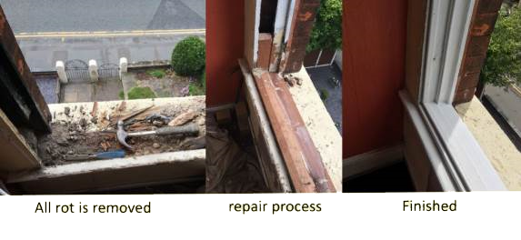 This is typical of the restoration work Kensingtons carry out on a day to day basis you may think your period sash windows are beyond repair and need renewing but as you can see by looking at the pictures this is not the case, we can restore 99% of all sash windows.